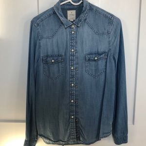 American Eagle Vintage Boyfriend Flannel size medium